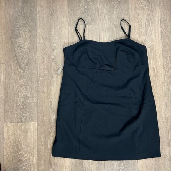 Anthropologie Mare Mare Cut Out Shift Mini Dress Navy Blue Size 1X - Picture 6 of 14